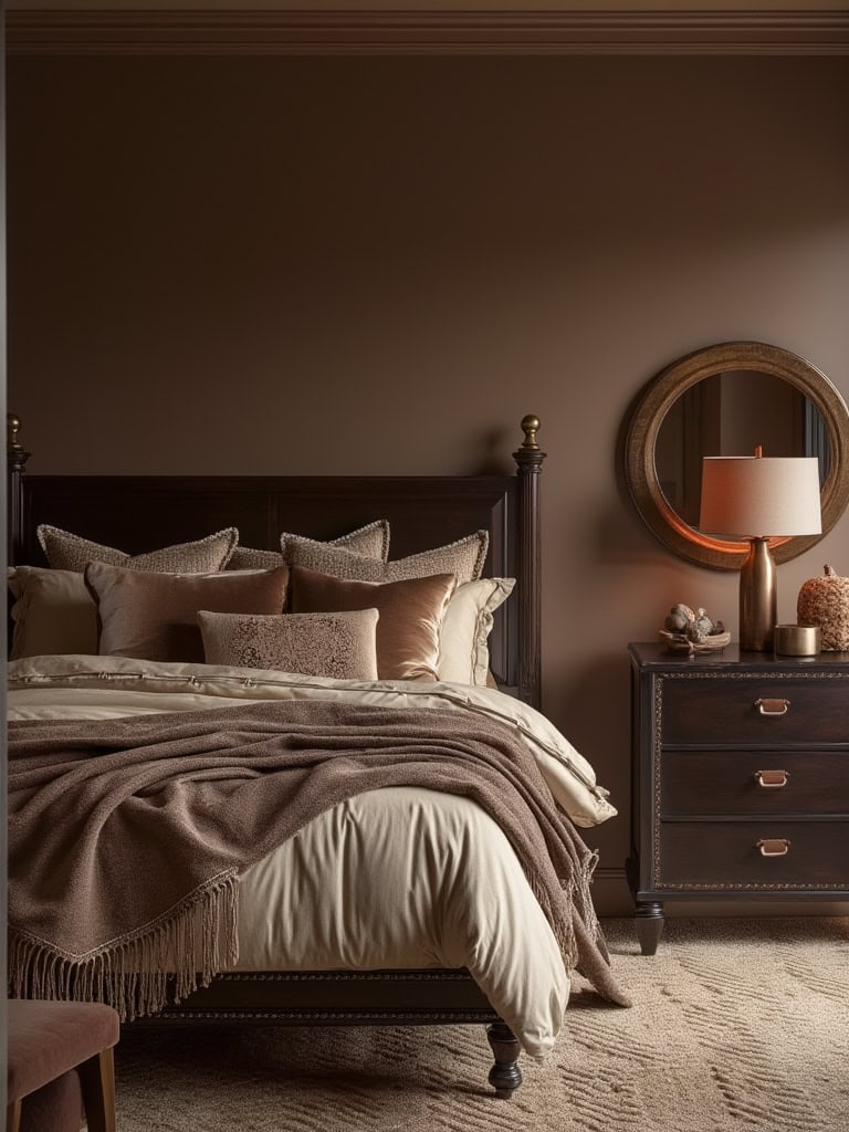 From Earthy Warmth to Bold Drama: 23 Bedroom Color Ideas to Create Your Ultimate Retreat 6 Bedroom Color Ideas - Mocha Mouse