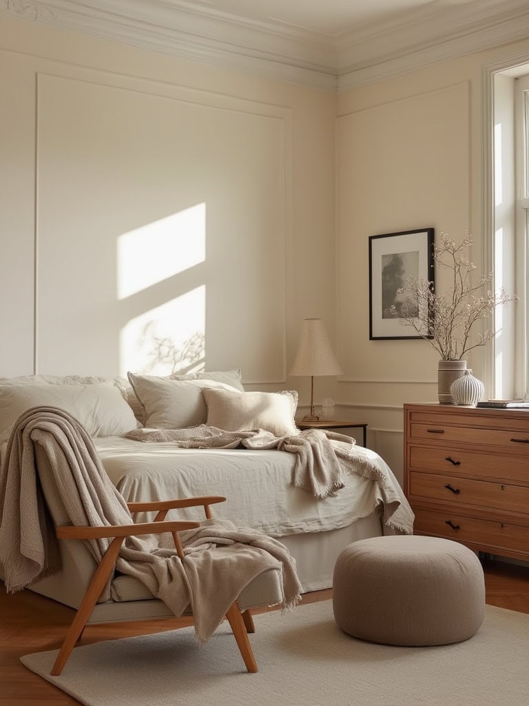 From Earthy Warmth to Bold Drama: 23 Bedroom Color Ideas to Create Your Ultimate Retreat 8 Bedroom Color Ideas - Warm Neutrals
