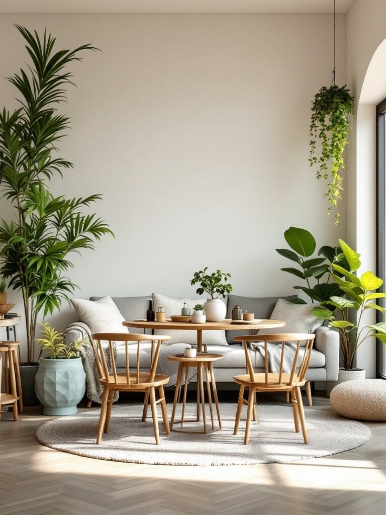 17 Gorgeous Living Room and Dining Room Combos That Wow 24 Living Room and Dining Room Combos - Nature-inspired Décor