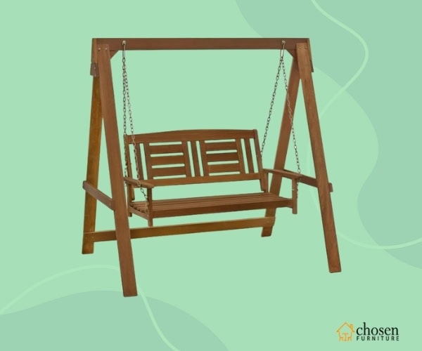 2025 Hottest Porch Swing Chairs: Our Top Picks for Style, Comfort, and Value 10 Fina Hardwood Hanging Porch Swing with Stand
