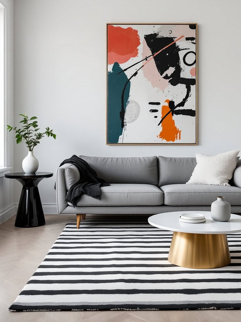 21 Living Room Ideas With Grey Sofas That Look Amazing 28 Living Room Ideas Grey Sofa - Black and White Classic