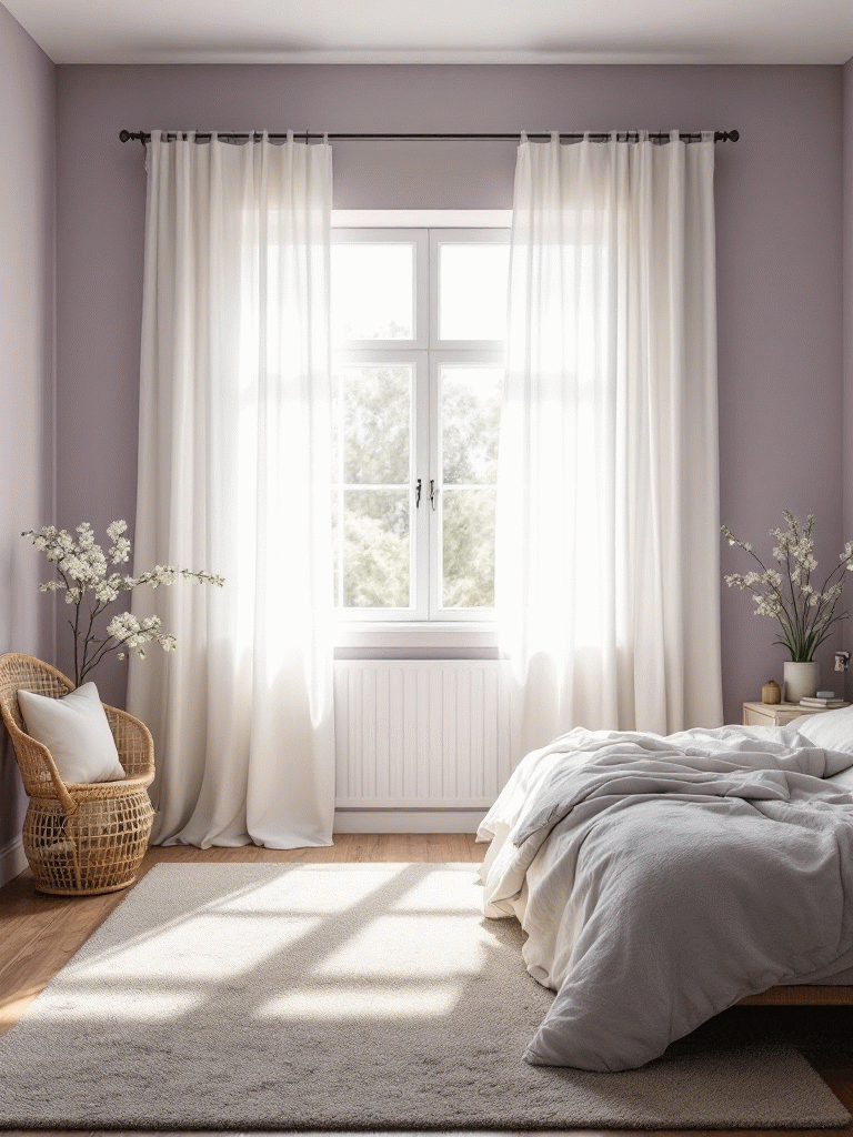 11 Paint Colors That Maximize Natural Light in Any Room 20 Paint Colors That Maximize Natural Light - Cool Lavender ("Lilac Chiffon" by Valspar)