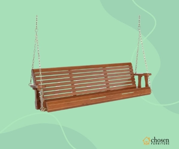 2025 Hottest Porch Swing Chairs: Our Top Picks for Style, Comfort, and Value 4 VINGLI Upgraded Patio Wooden Porch Swing