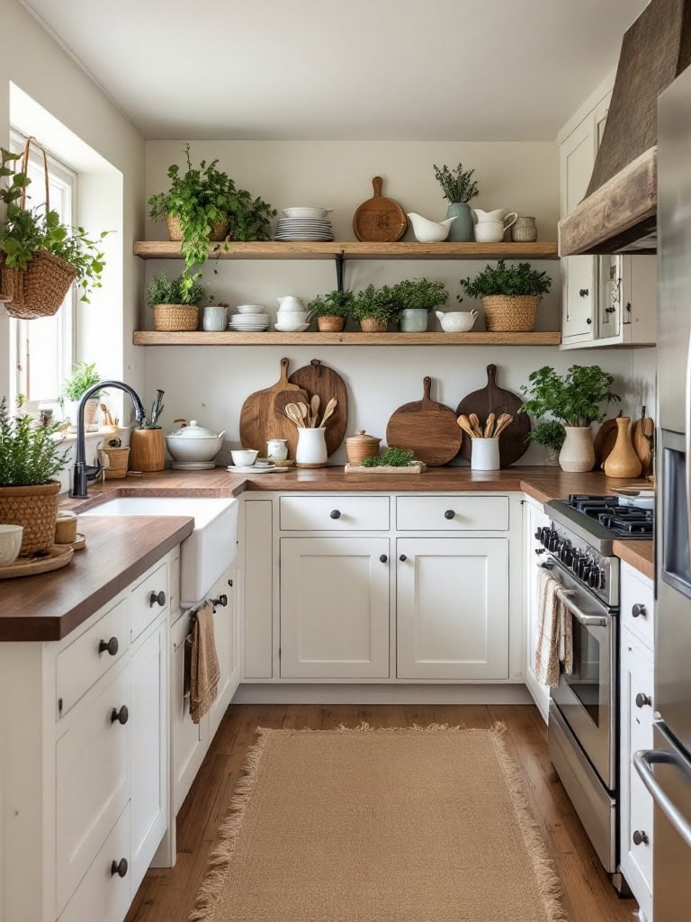 21 Country Home Kitchen Designs Ideas That Feel Like a Dream Come True 13 Country Home Kitchen Designs Ideas - White and Wood Love Story