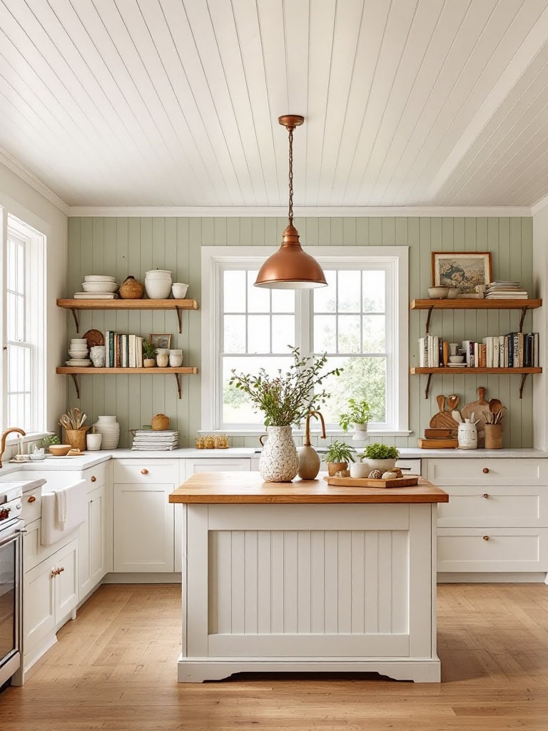 21 Country Home Kitchen Designs Ideas That Feel Like a Dream Come True 30 Country Home Kitchen Designs Ideas - Rustic Beadboard Walls