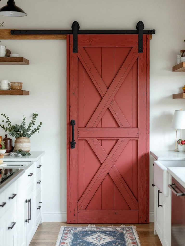 21 Country Home Kitchen Designs Ideas That Feel Like a Dream Come True 15 Country Home Kitchen Designs Ideas - Barn Door Ballet