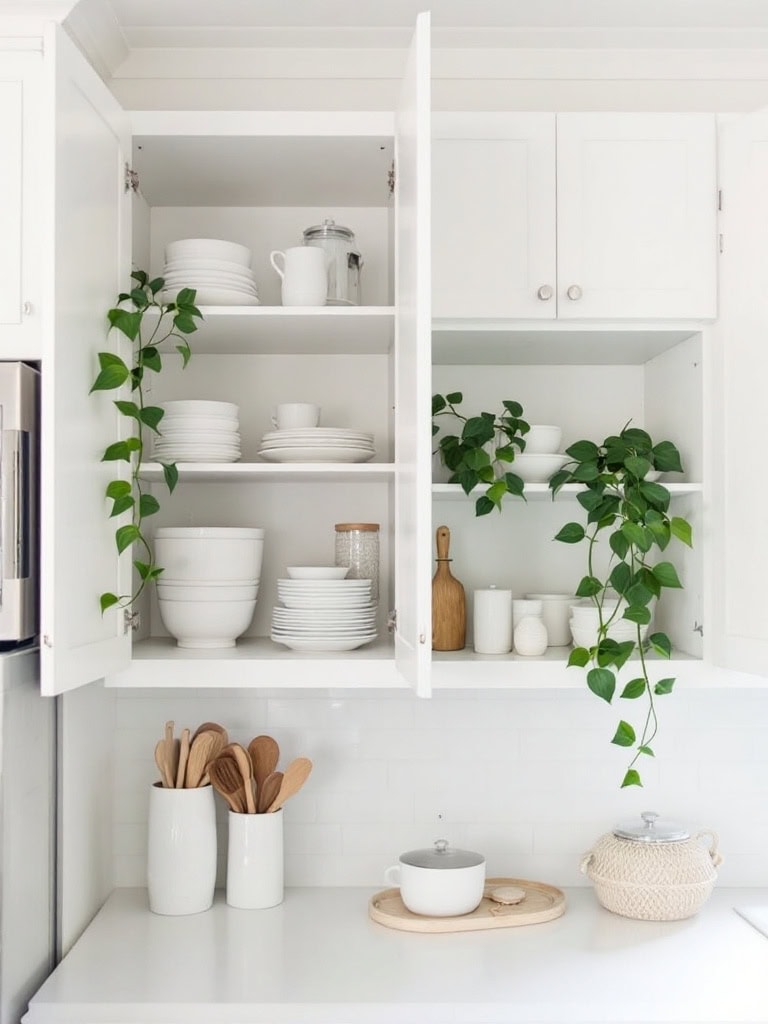 17 Genius Kitchen Decor Ideas for Small Spaces You'll Wish You Knew Sooner 18 Kitchen Decor Ideas for Small Spaces - Try Open Cabinets