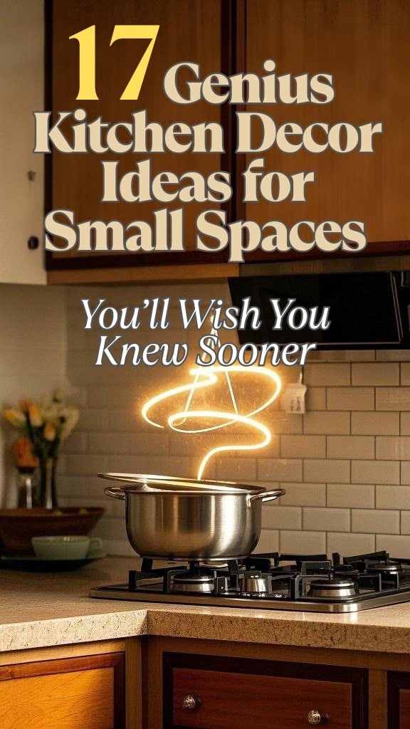 17 Genius Kitchen Decor Ideas for Small Spaces You'll Wish You Knew Sooner 10 17 Kitchen Decor Ideas for Small Spaces