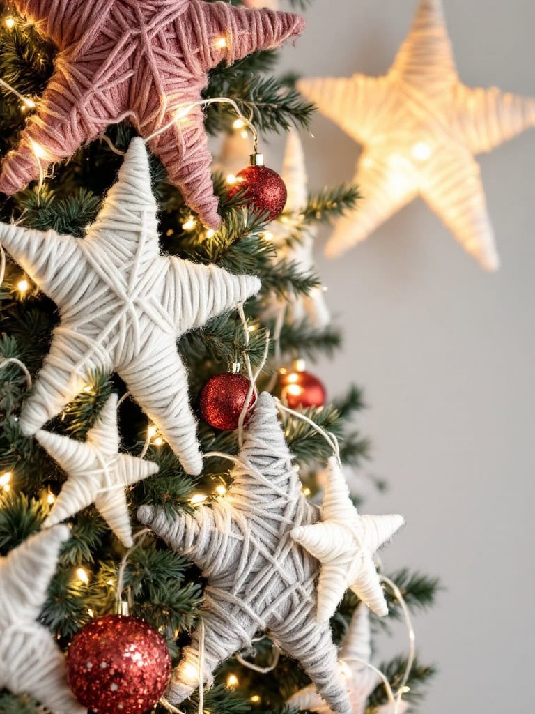 27 Christmas Tree Decor Ideas and Trends for the Winter Holiday of (2025) 35 Christmas Tree Decor Ideas and Trends Winter Holliday 2025 - Yarn Wrapped Stars