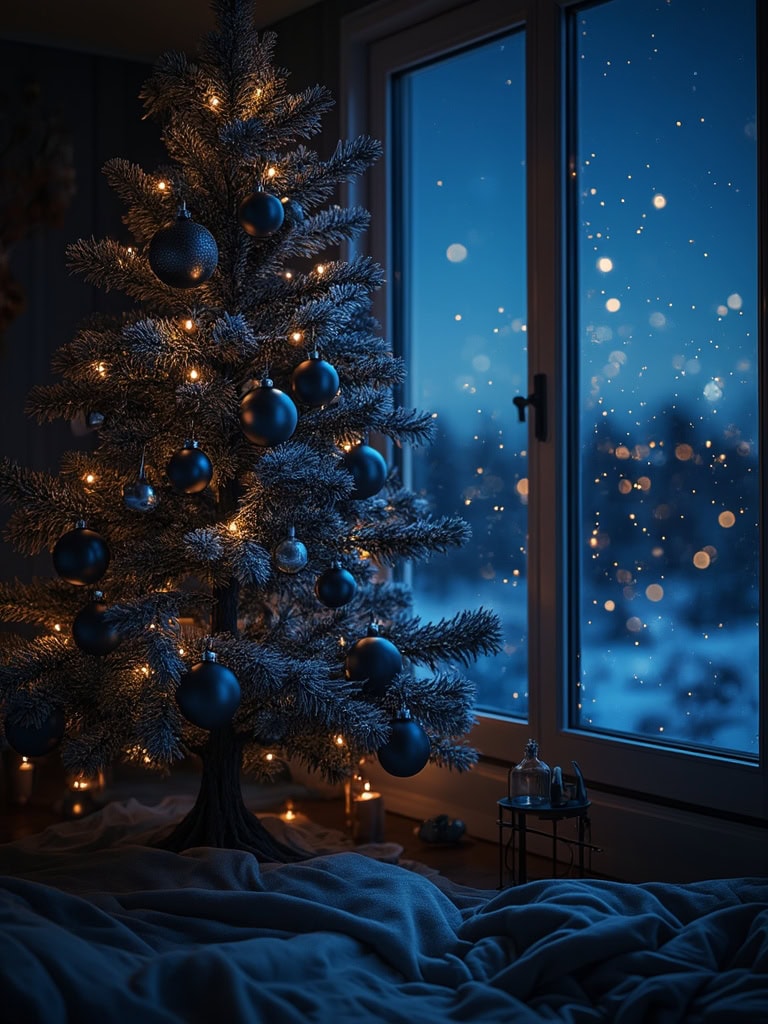 27 Christmas Tree Decor Ideas and Trends for the Winter Holiday of (2025) 41 Christmas Tree Decor Ideas and Trends Winter Holliday 2025 - Quiet Night Sky