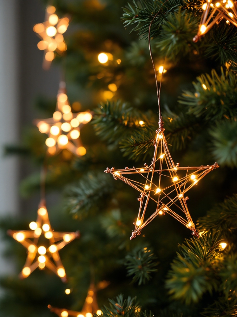 27 Christmas Tree Decor Ideas and Trends for the Winter Holiday of (2025) 21 Christmas Tree Decor Ideas and Trends Winter Holliday 2025 - LED Twig Stars