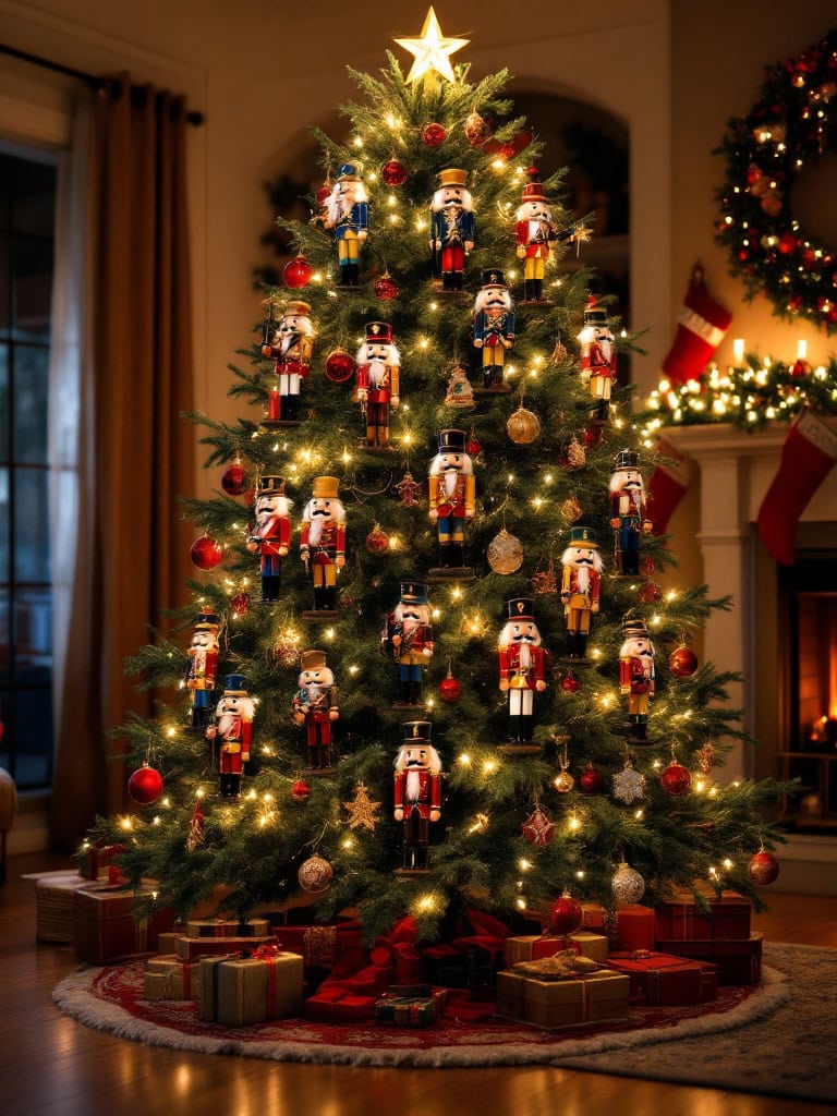27 Christmas Tree Decor Ideas and Trends for the Winter Holiday of (2025) 25 Christmas Tree Decor Ideas and Trends Winter Holliday 2025 - Micro Nutcracker Parade