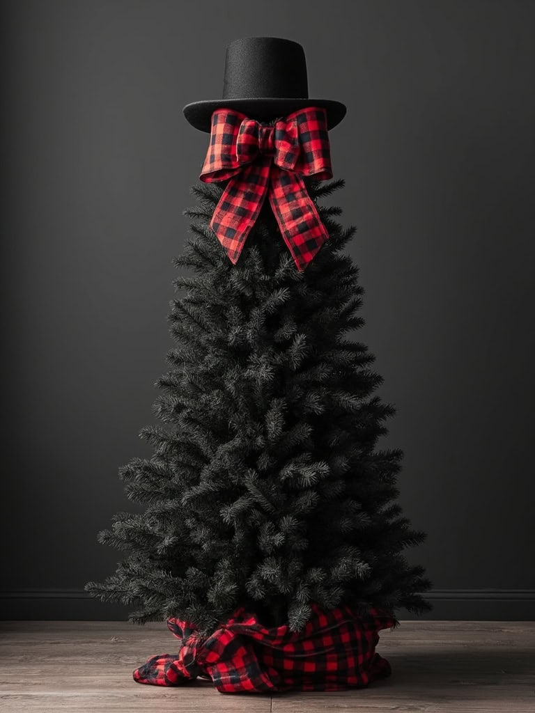 21 Stunning Color Scheme Ideas for a Dramatic Black Christmas Tree 23 Color Scheme Ideas Black Christmas Tree - Plaid and Simple
