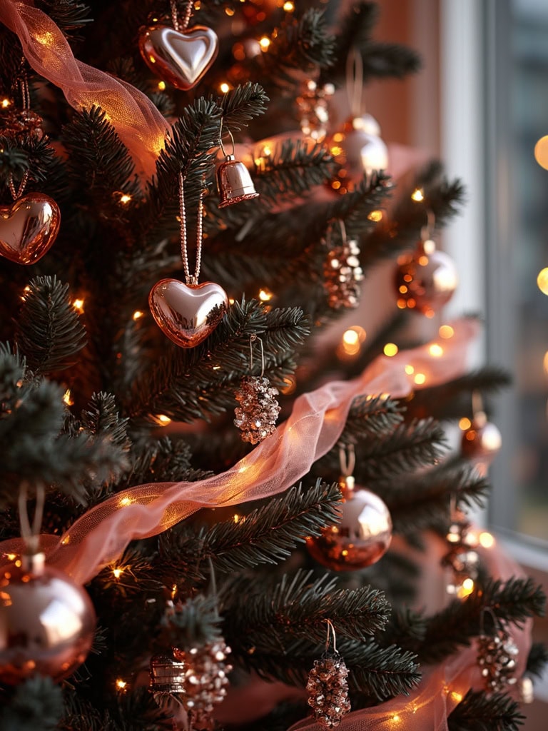 21 Stunning Color Scheme Ideas for a Dramatic Black Christmas Tree 18 Color Scheme Ideas Black Christmas Tree - Rose-Gold Rush