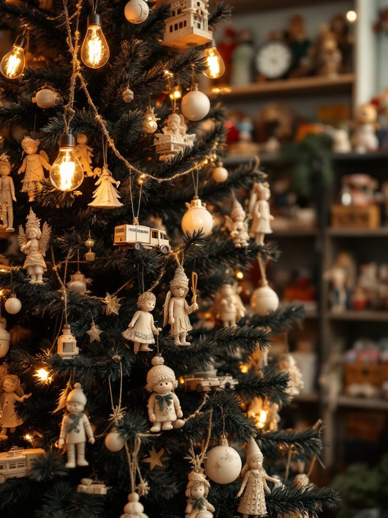 21 Stunning Color Scheme Ideas for a Dramatic Black Christmas Tree 19 Color Scheme Ideas Black Christmas Tree - Vintage Toy Shop