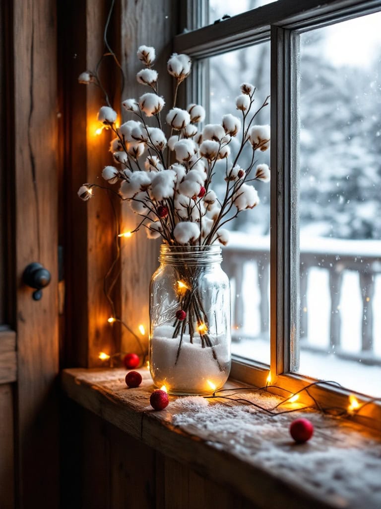 17 Cozy Farmhouse Christmas Porch Decor Ideas for a Magical Holiday Welcome 25 Farmhouse Christmas Porch Decor Ideas - Cotton Branch Simplicity