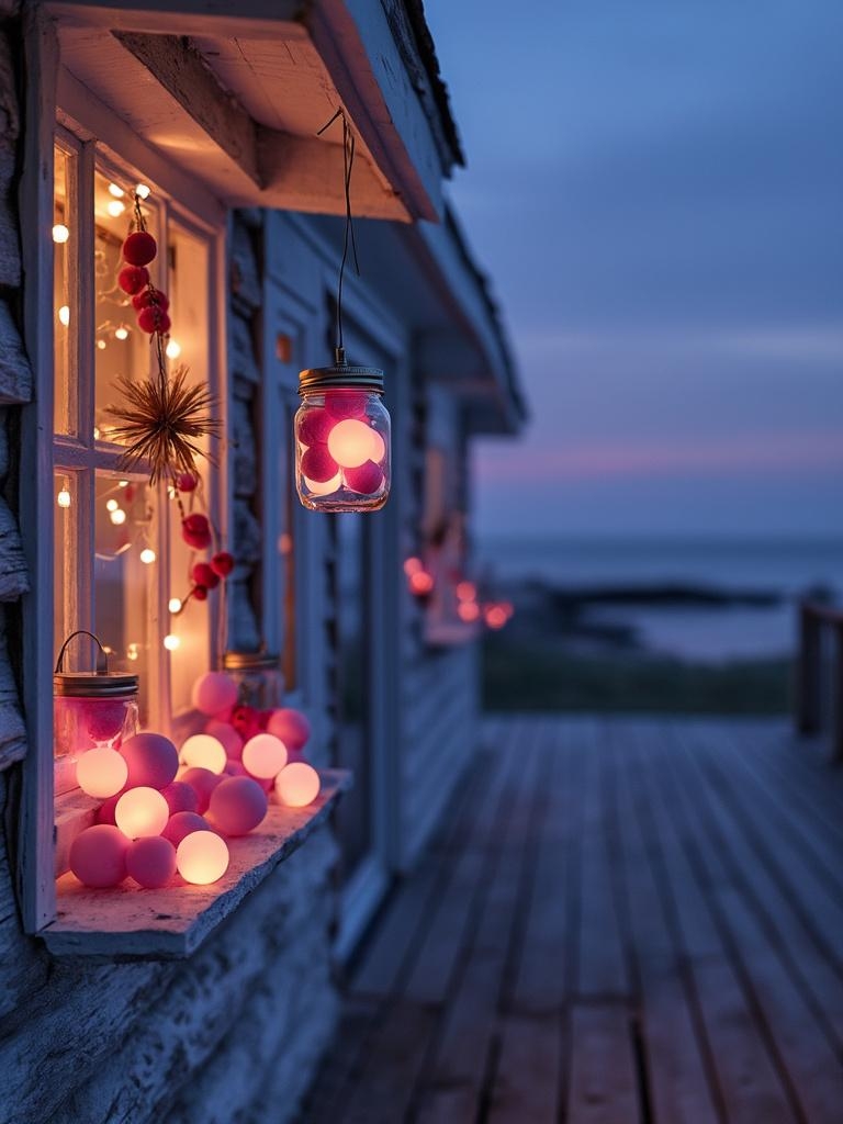 17 Beach House Christmas Decor That Actually Works (No Tinsel Required!) 26 Beach House Christmas Decor - Solar Jars Guide Late-Night Beach Walkers