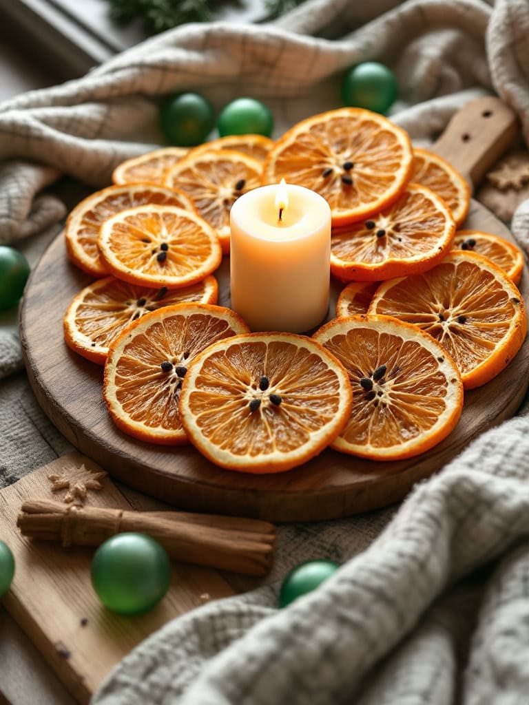 17 Easy Christmas Coffee Table Tray Decor Ideas for a Festive Living Room 23 Christmas Coffee Table Tray Decor Ideas - Citrus and Clove Orbit