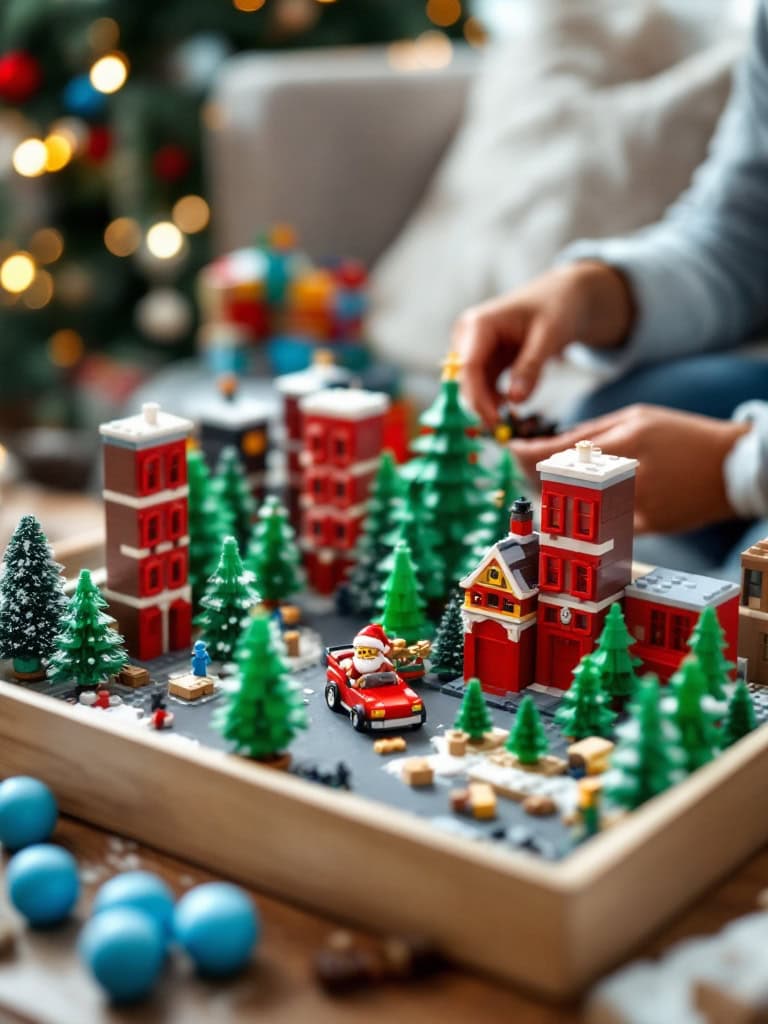 17 Easy Christmas Coffee Table Tray Decor Ideas for a Festive Living Room 24 Christmas Coffee Table Tray Decor Ideas - The Lego Reunion