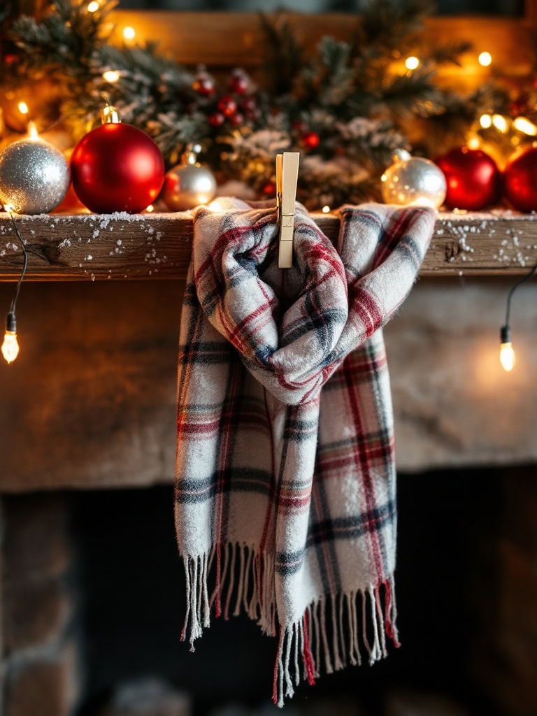 19 Magical Christmas Fireplace Decor Ideas to Make Your Home Glow 23 Christmas Fireplace Decor Ideas - When You Can't Wear the Memory, Let It Hold the Mantel