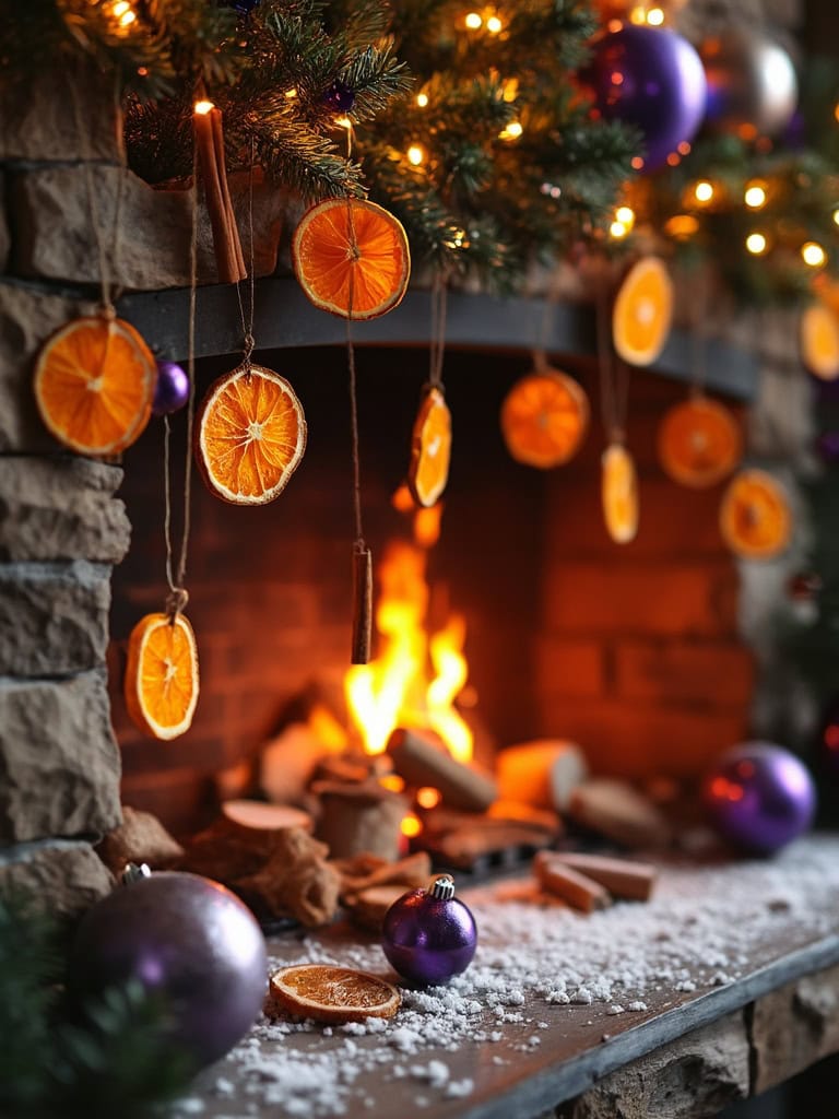 19 Magical Christmas Fireplace Decor Ideas to Make Your Home Glow 32 Christmas Fireplace Decor Ideas - Dehydrate, Thread, Glow
