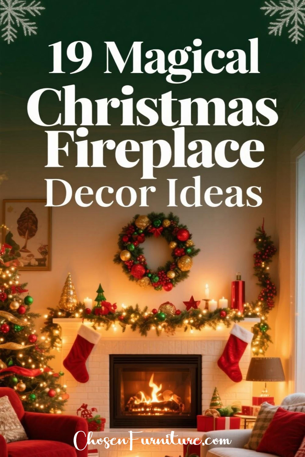19 Magical Christmas Fireplace Decor Ideas to Make Your Home Glow 11 19 Magical Christmas Fireplace Decor Ideas to Make Your Home Glow