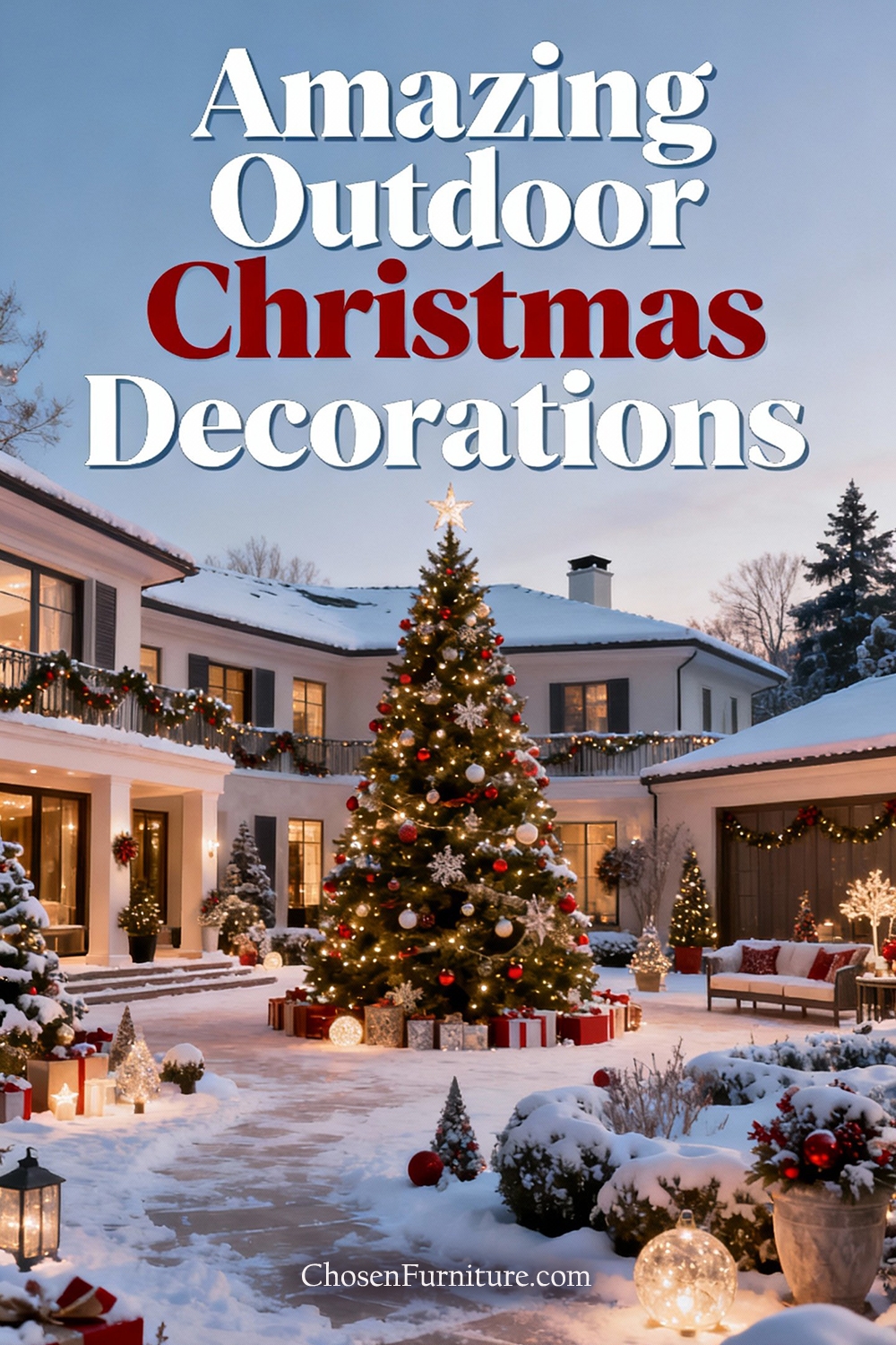 25 Amazing Outdoor Christmas Decorations To Make Your Home A Magical One 8 25 Amazing Outdoor Christmas Decorations