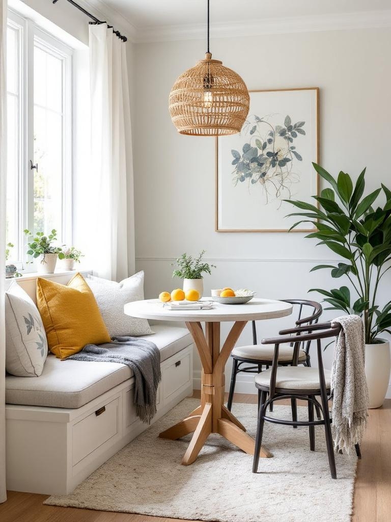 17 Winter Breakfast Nook Decor Ideas to Brighten the Darkest Mornings 19 Pendant Light on a Dimmer, Not a Chandelier