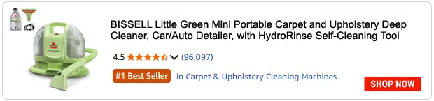 Cleaning Shortcuts That Actually Work Better Than the Hard Way 13 BISSELL Little Green Mini Portable Carpet and Upholstery Deep Cleaner, Car/Auto Detailer with HydroRinse Self-Cleaning Tool