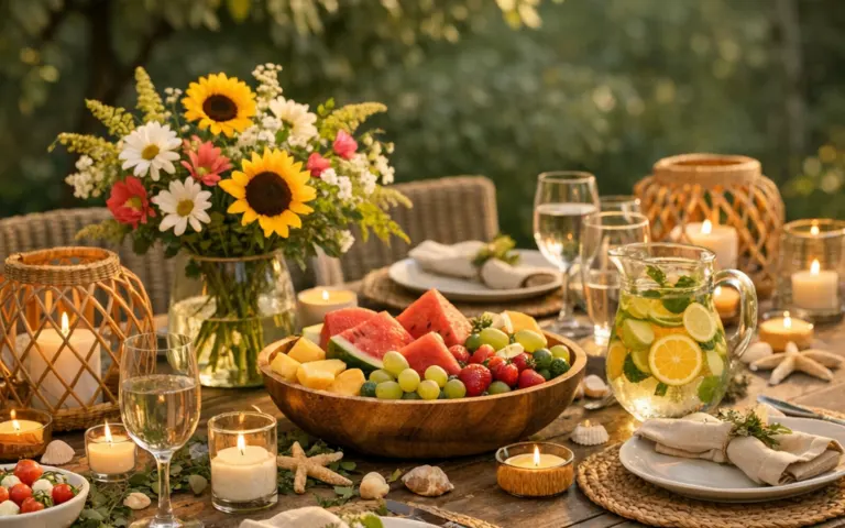 15 Summer Dining Table Decor Ideas That Make Guests Want to Stay 3 15 Summer Dining Table Decor Ideas for Every Occasion That Make Guests Want to Stay