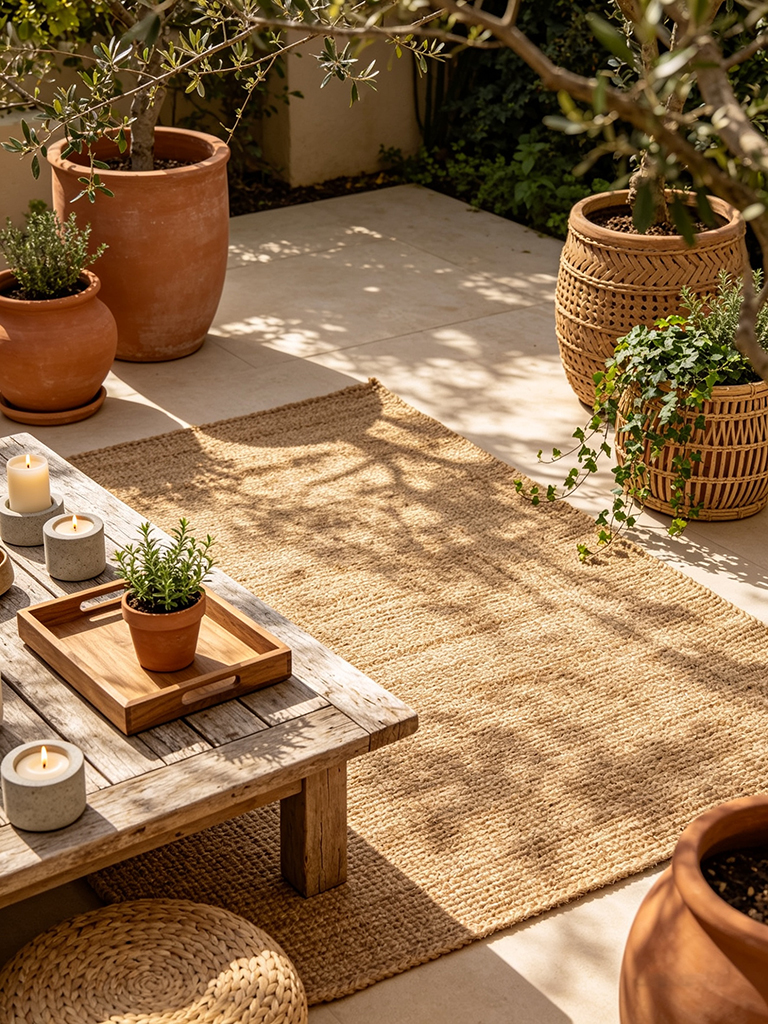 Luxury Outdoor Living Space: How to Achieve a High-End Look Without Overspending 8 luxury outdoor space using natural materials at every price point