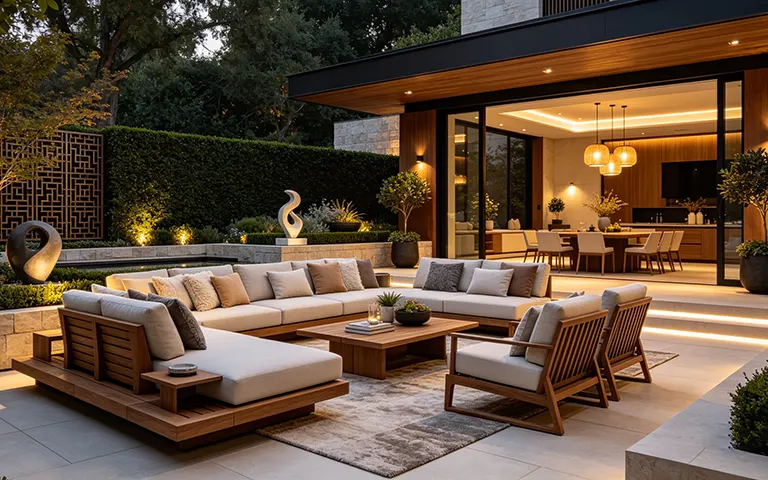 Luxury Outdoor Living Space: How to Achieve a High-End Look Without Overspending 3 Luxury Outdoor Space Living: How to Achieve a High-End Look Without Overspending