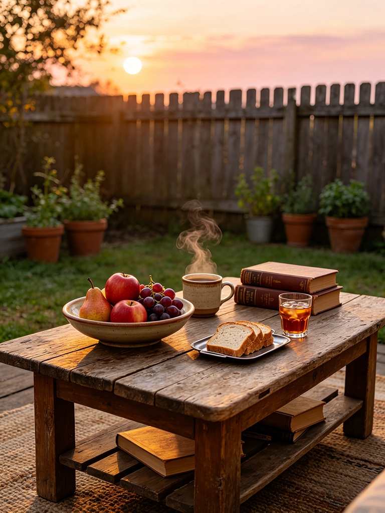 11 Patio Coffee Table Decor Ideas That Survive the Elements 13 Style Around a Low Centerpiece Bowl