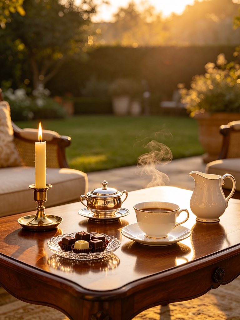 11 Patio Coffee Table Decor Ideas That Survive the Elements 10 Use a Citronella Candle That Actually Looks Good