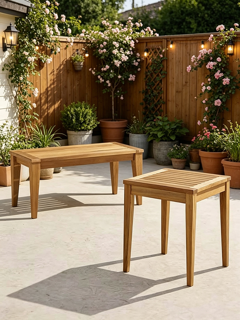 9 Stylish Waterproof Outdoor Coffee Tables for Every Budget ($39-$699) 13 Teak Tables in Natural Finish