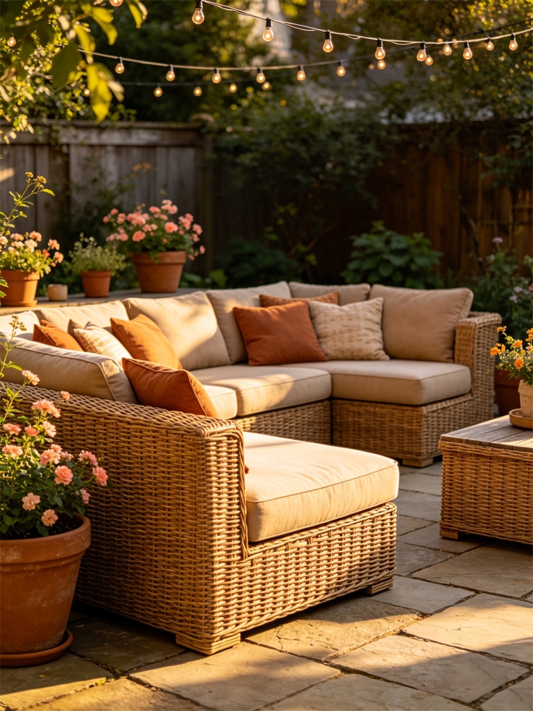 11 RH Outdoor Furniture Alternatives That Look Just as Luxurious 15 Woven Wicker Sectional