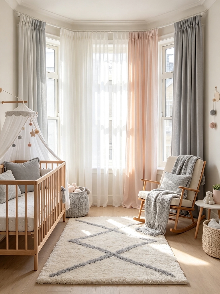 13 Budget Nursery Ideas Every First-Time Parent Will Love 7 Budget Nursery Ideas - Layer In Texture With Rugs and Textiles