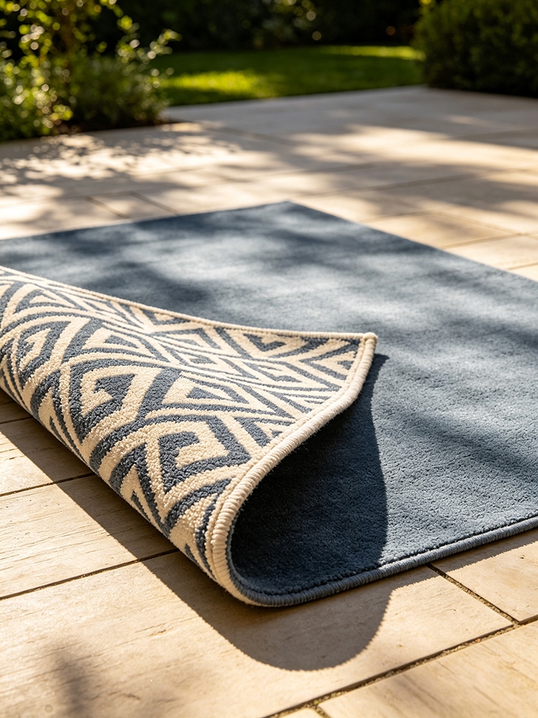 11 Best Outdoor Rugs for Patio Seating Areas 11 Choose Reversible Rugs for Easy Cleaning