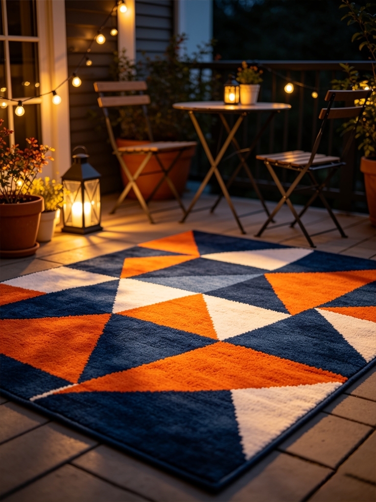 11 Best Outdoor Rugs for Patio Seating Areas 8 Outdoor Rugs for Patio - Pick a Bold Geometric Print for Small Spaces
