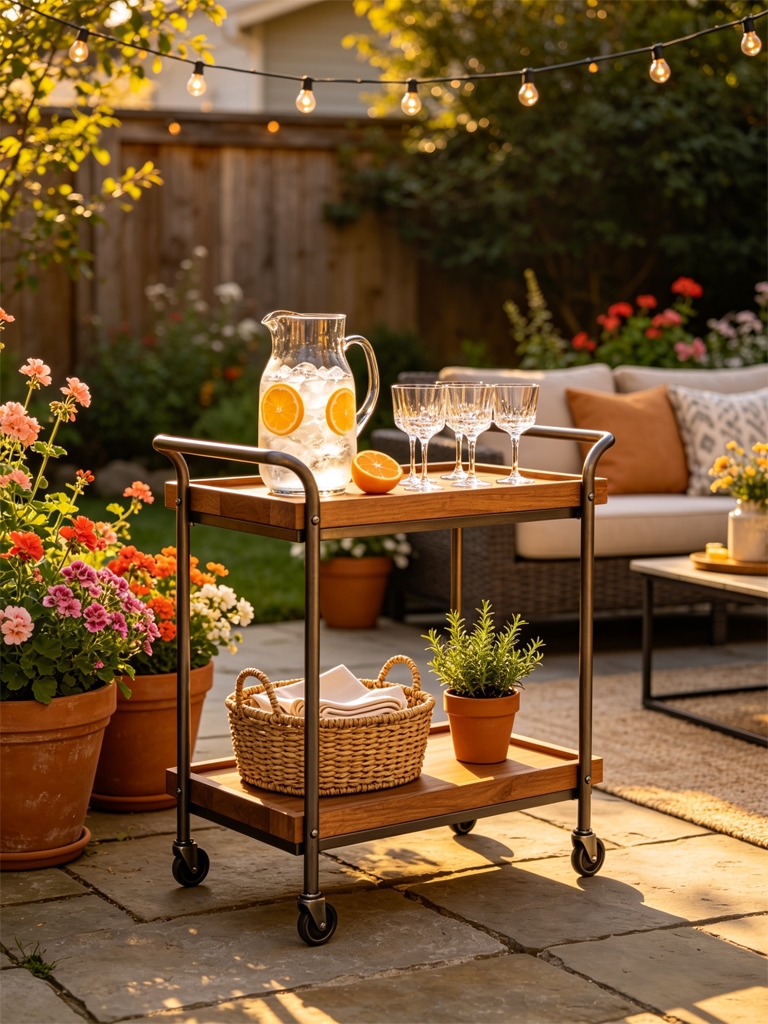 11 RH Outdoor Furniture Alternatives That Look Just as Luxurious 16 Outdoor Bar Cart