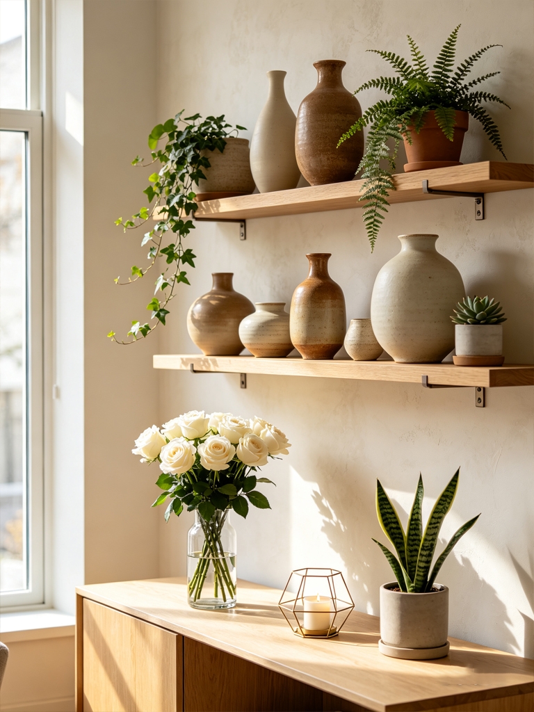 15 Budget Home Decor Ideas That Look Like They Cost 10x More 8 Budget Home Decor Ideas - Vases, Greenery, and Tabletop Styling