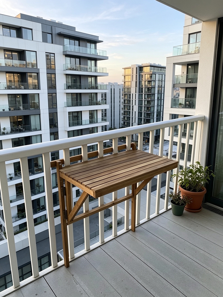 11 Small Apartment Balcony Furniture Ideas to Maximize Space 11 Folding, Stackable, and Convertible: The Space-Smart Alternatives