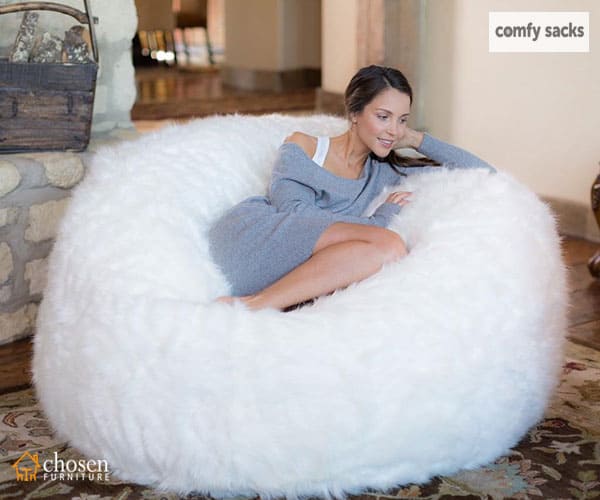 5 Ft Memory Foam Fluffy Bean Bags Chair 