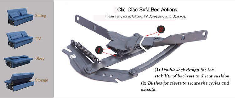 click clack sofa bed mechanism kk 034