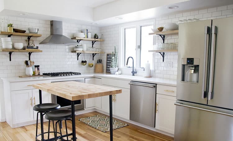 kitchen butcher block