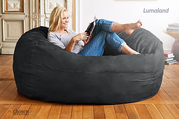 15 Best Bean Bag Chairs For Adults 2024 Chosen Furniture   Lumaland Luxury Bean Bag Chair 