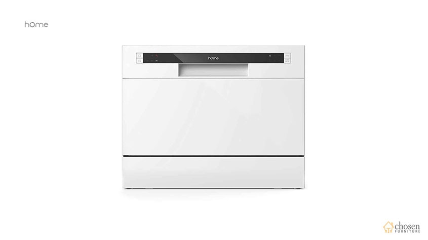 hOmeLabs Compact Countertop Dishwasher front