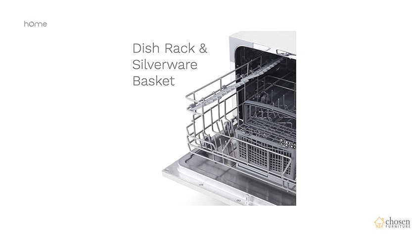 hOmeLabs Compact Countertop Dishwasher rack