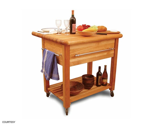 winston porter selborne solid wood kitchen cart