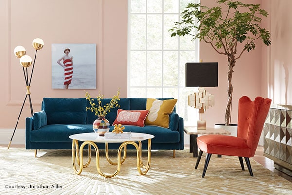 Jonathan Adler deluxe sofas